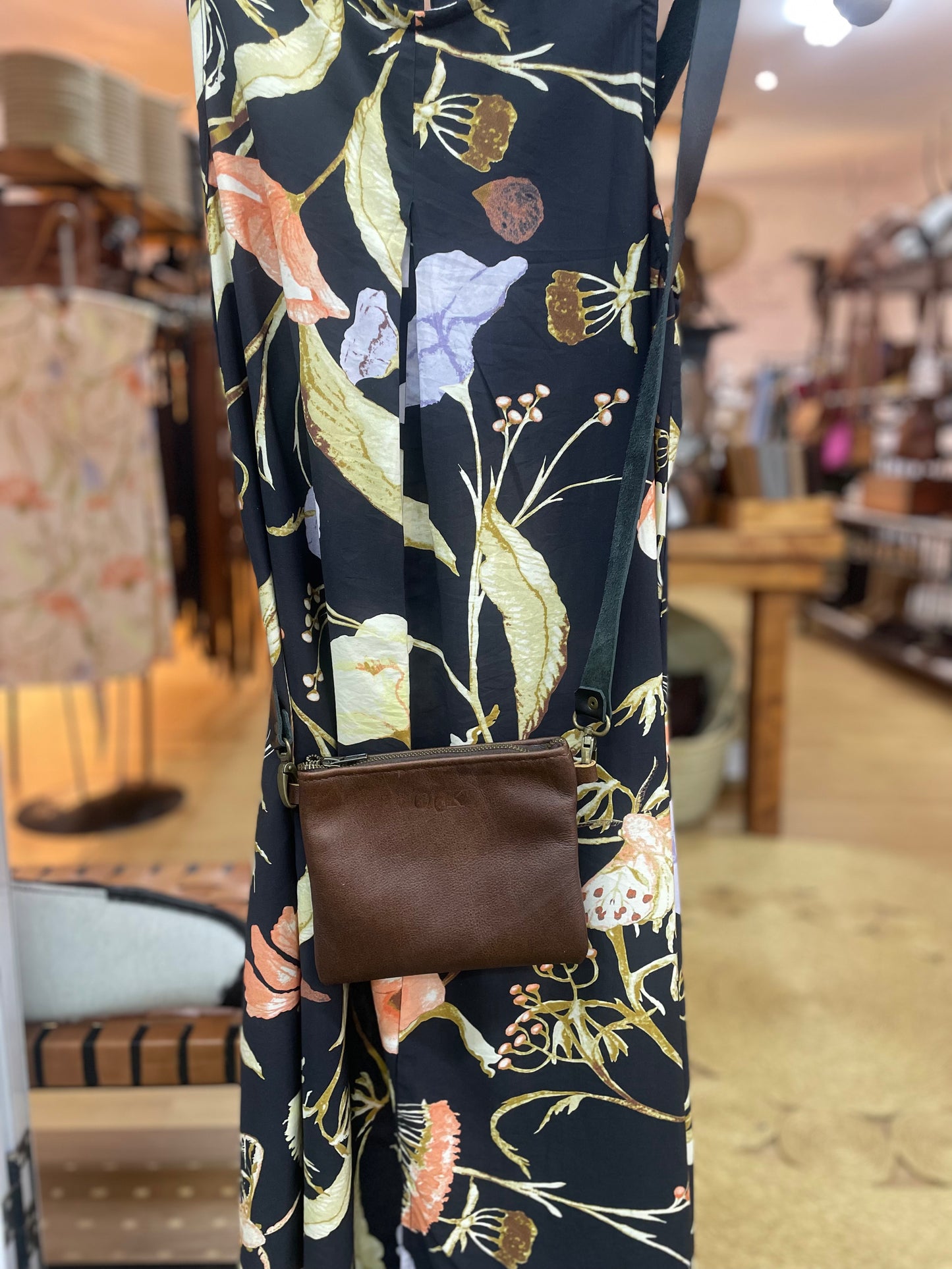 Leather Sunrise Satchel - Brown