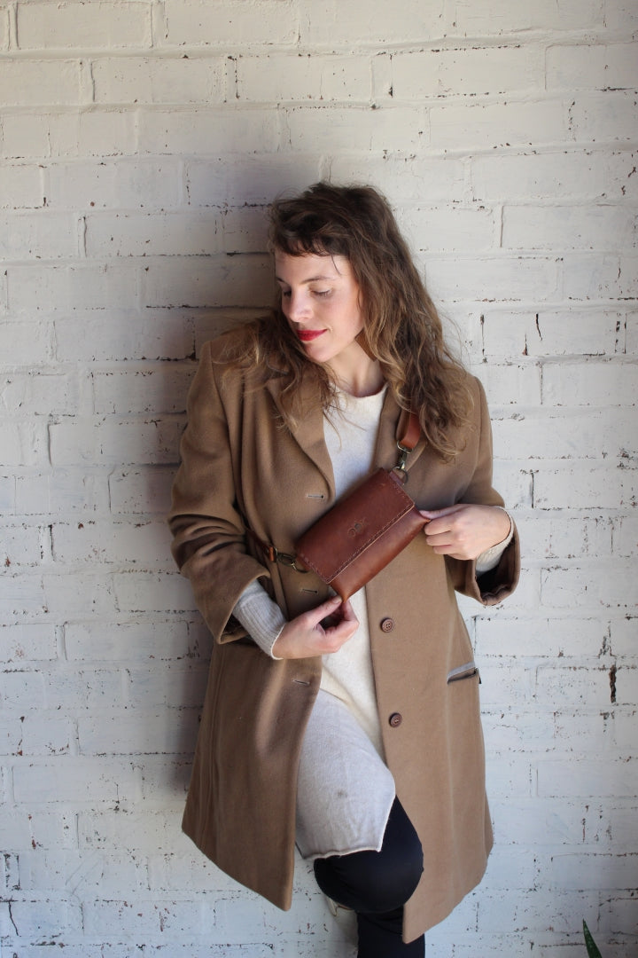 Classic moonbag in leather