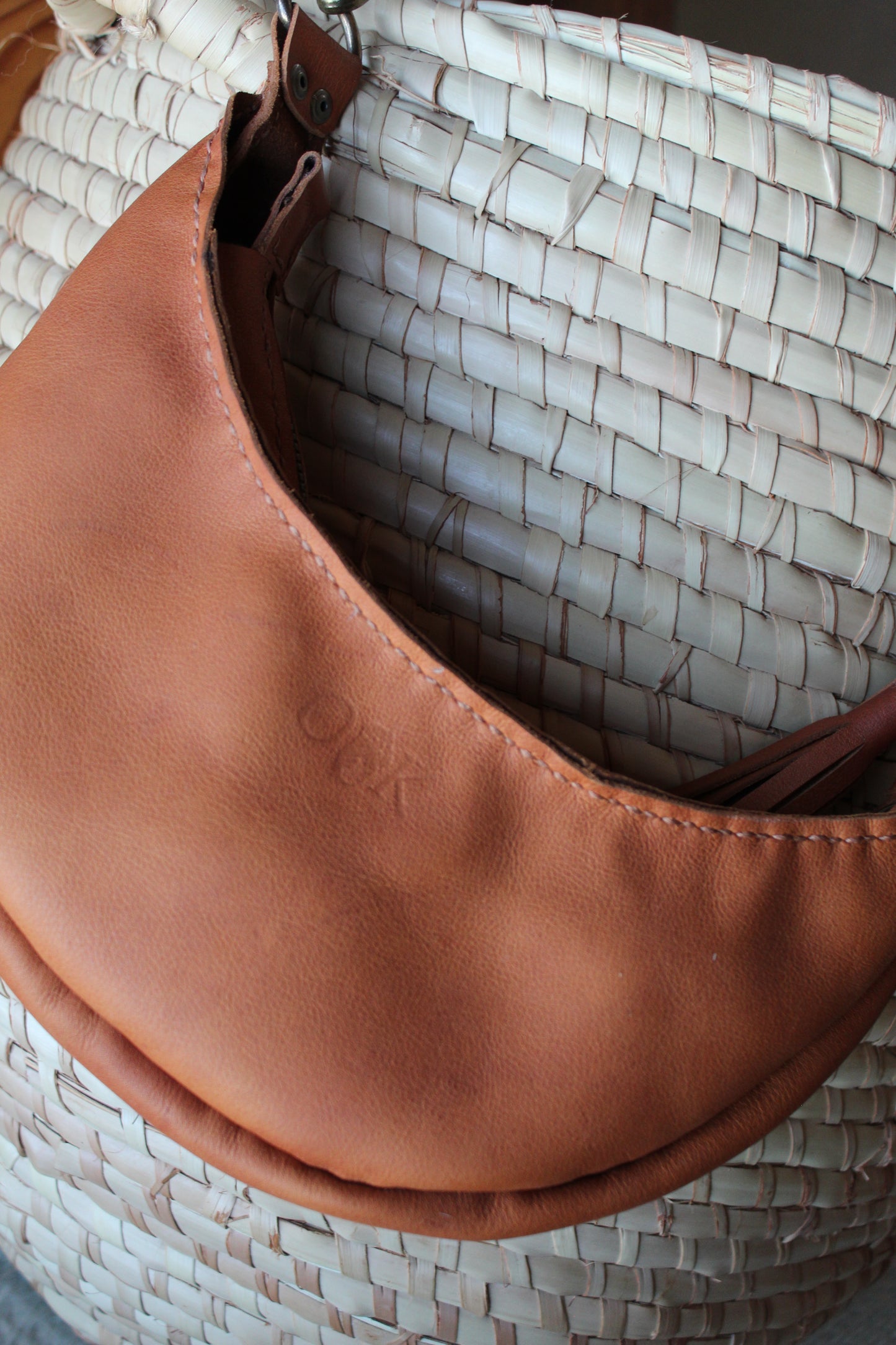 Leather Banana Moonbag