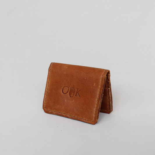 Bi-fold Slim Wallet - Tan