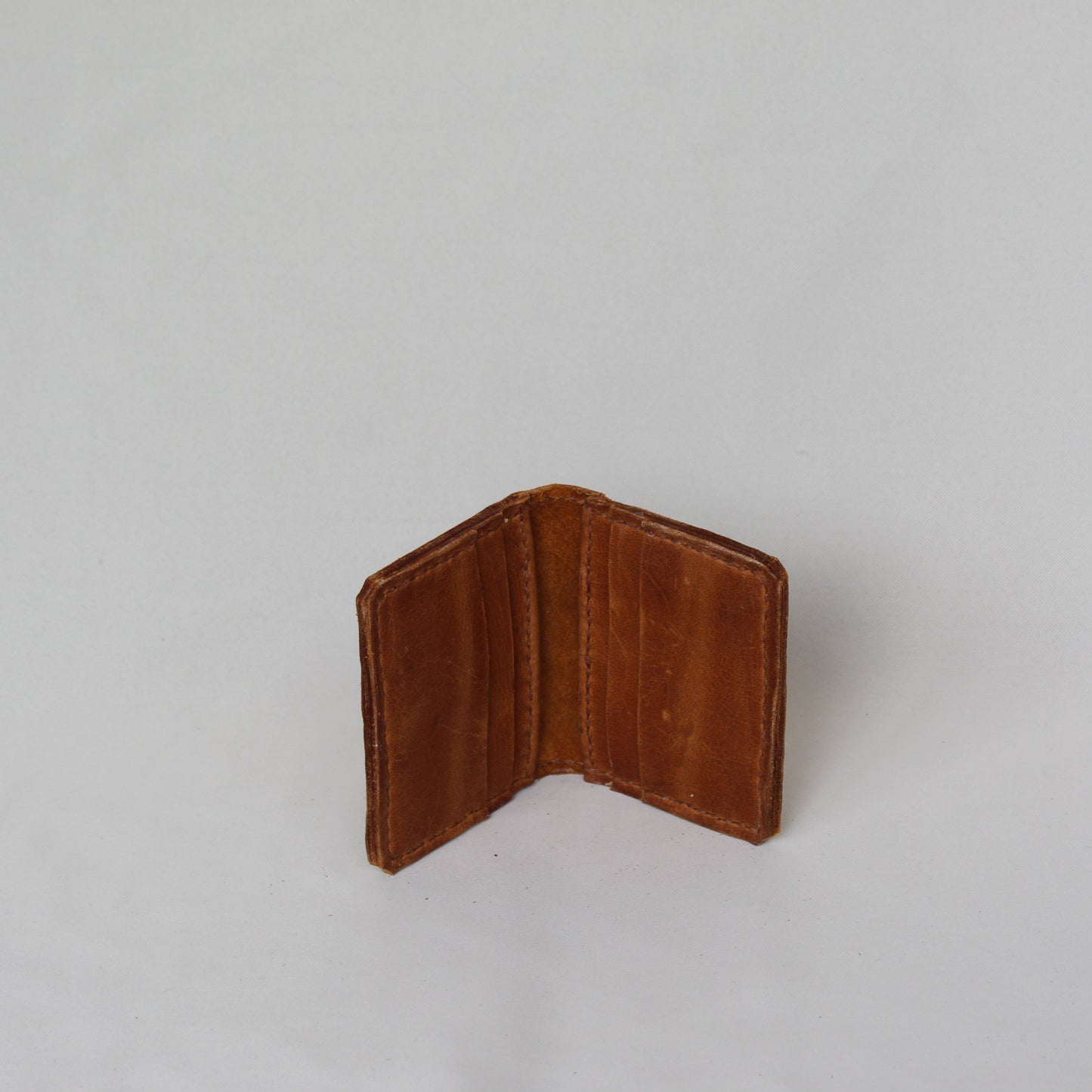 Bi-fold Slim Wallet - Tan