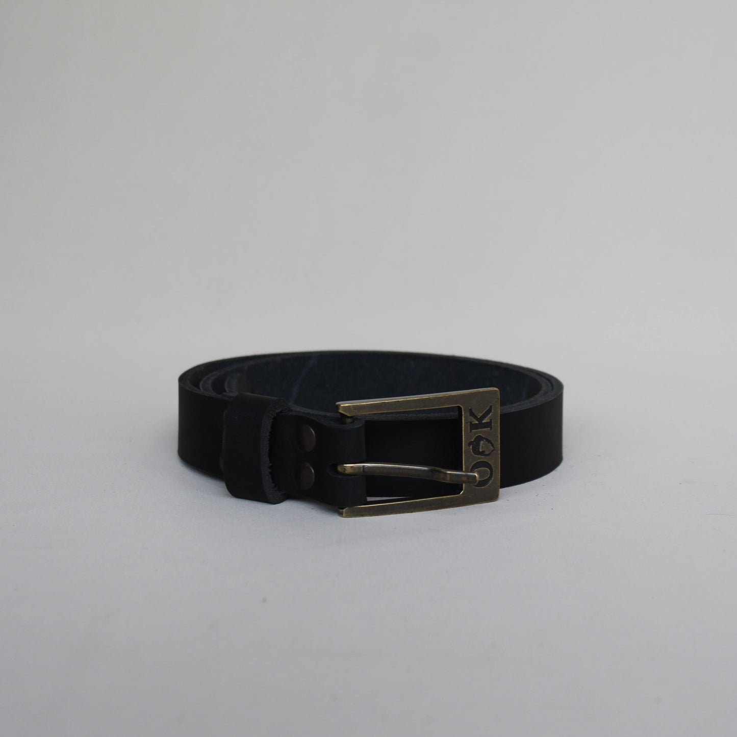 Leather Women's Belt - Black
