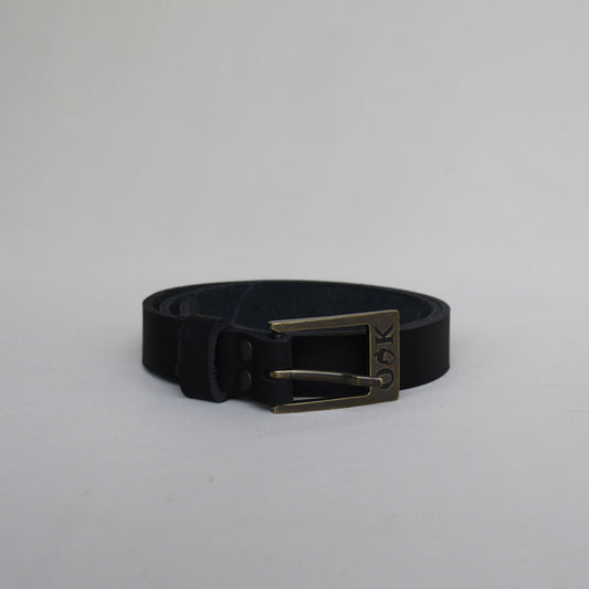 Leather Women's Belt - Black