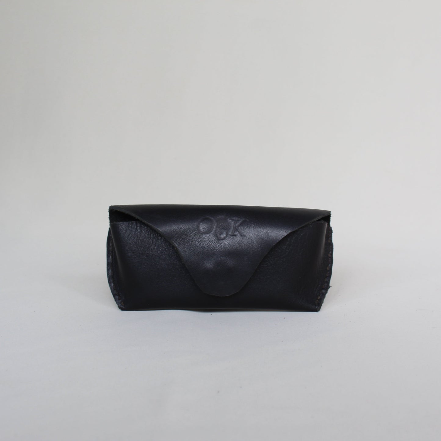 Leather Sunglasses Case - Black