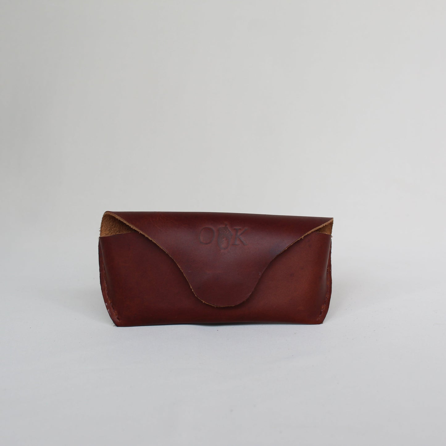 Leather Sunglasses Case - Cognac