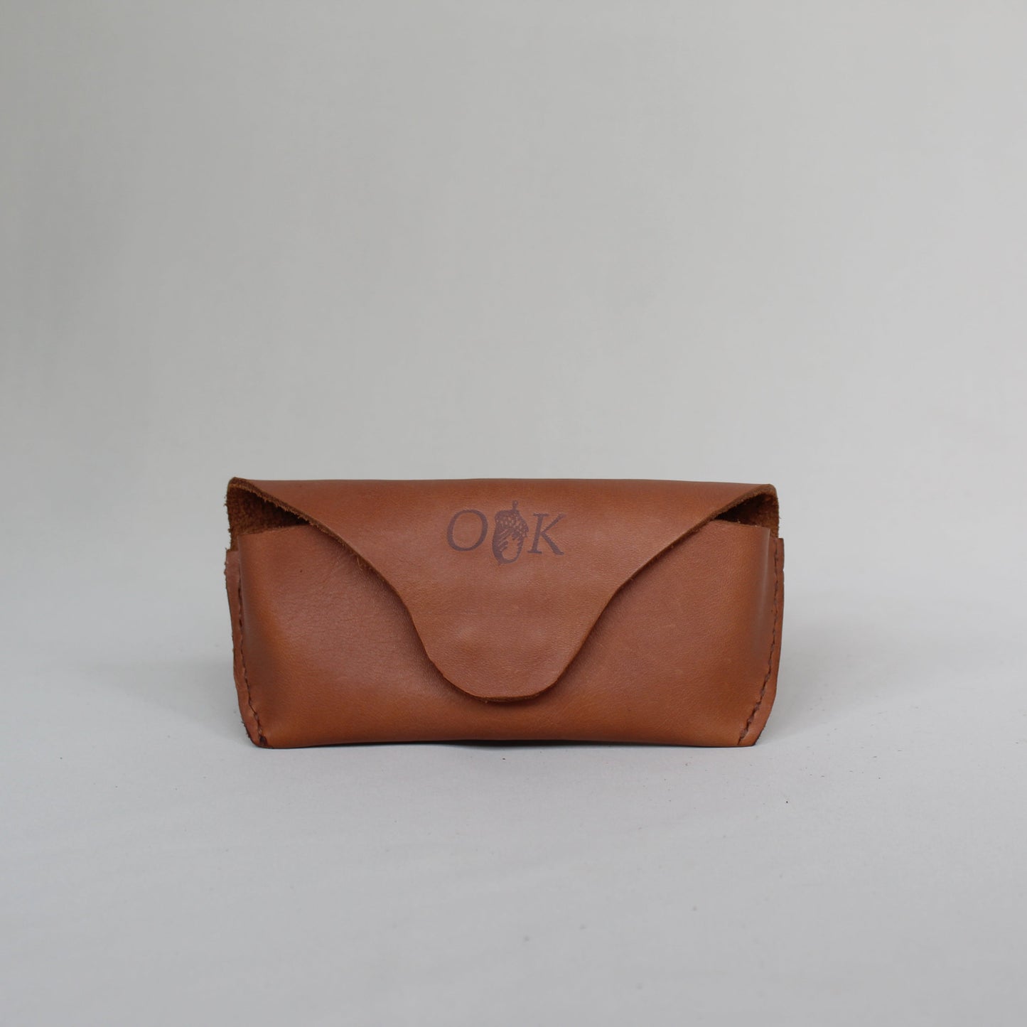 Leather Sunglasses Case - Tan