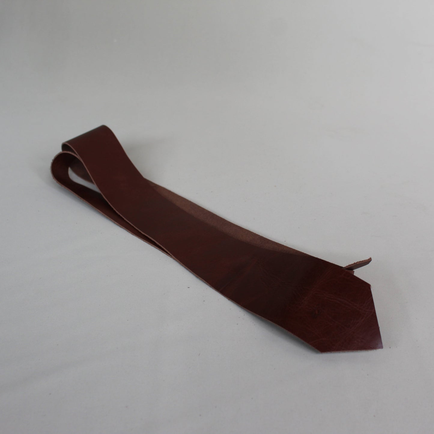 Leather Tie - Brown