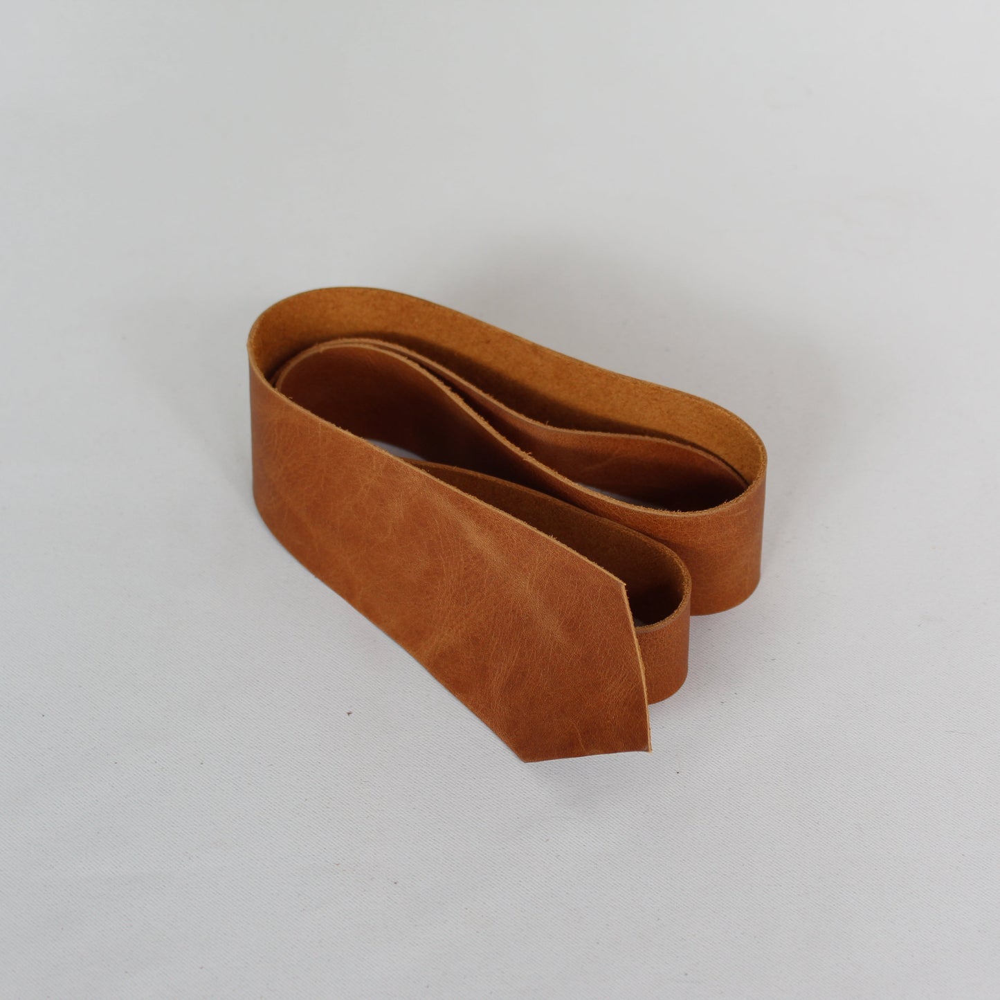 Leather Tie - Tan