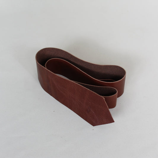 Leather Tie - Brown