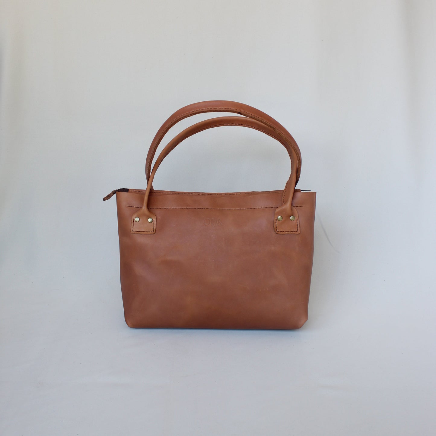 Leather Cybil Handbag - Tan