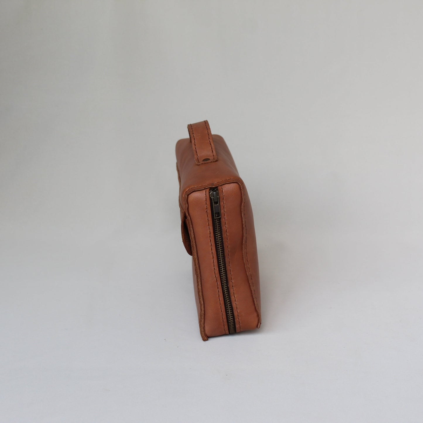 Leather Bible Bag - Tan