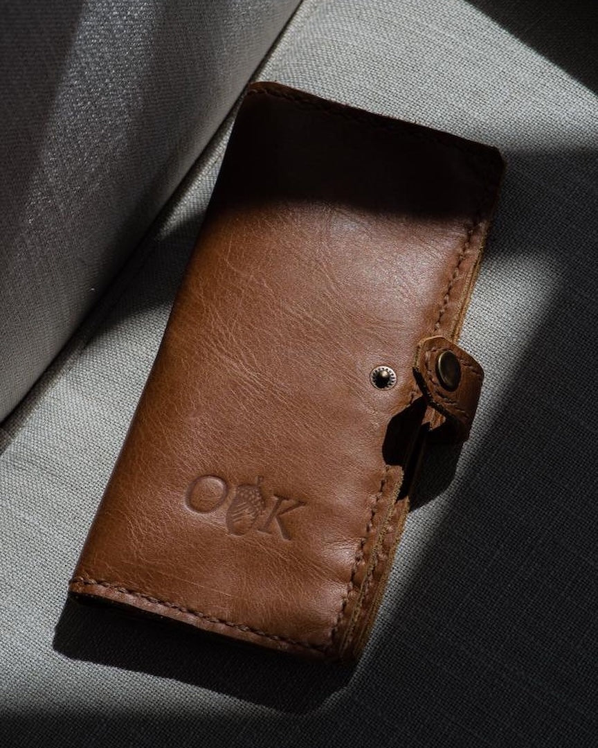 Ladies wallet in tan