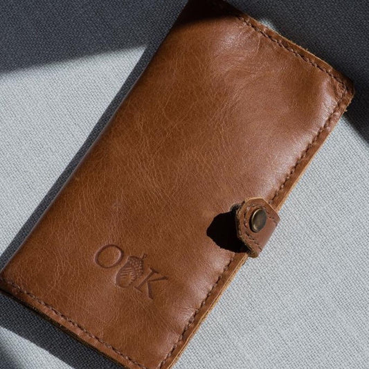 Ladies wallet in tan
