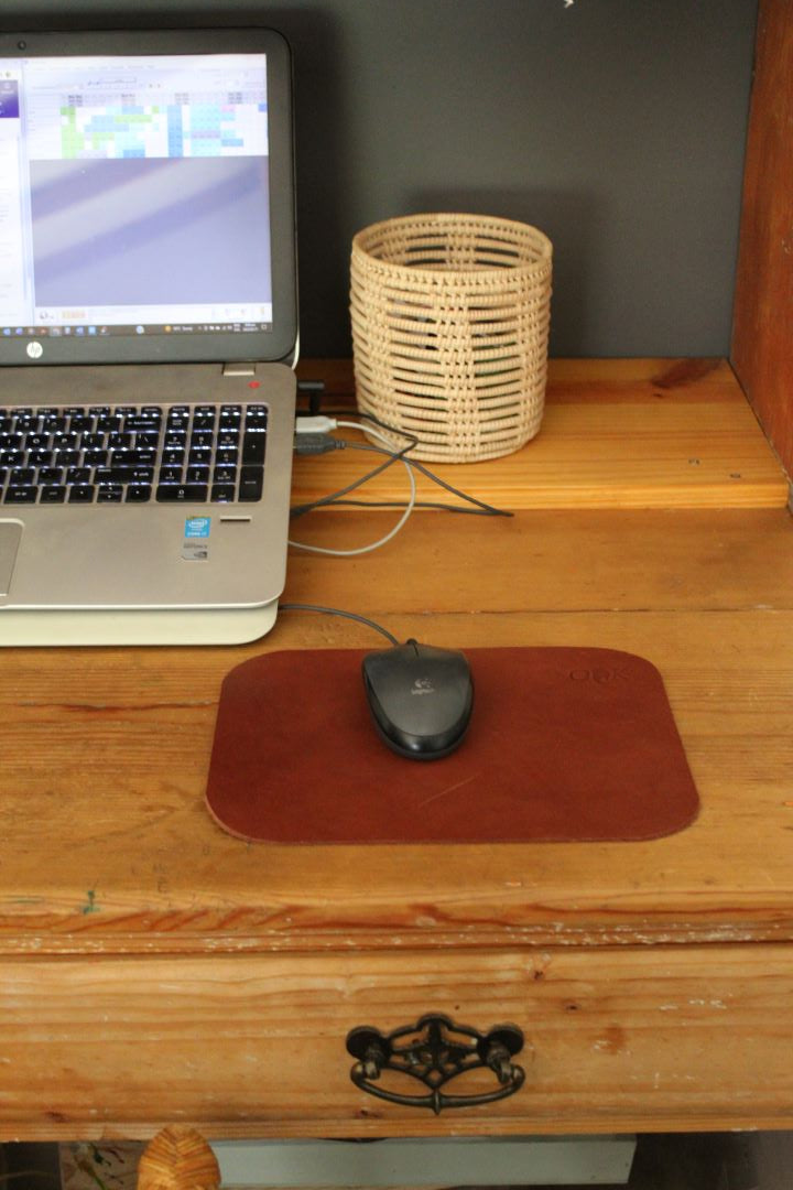 leather mouse pad