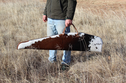 Leather Rifle Bag - Nguni option 1