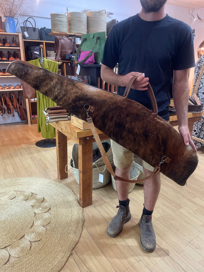 Leather Rifle Bag - Nguni option 5