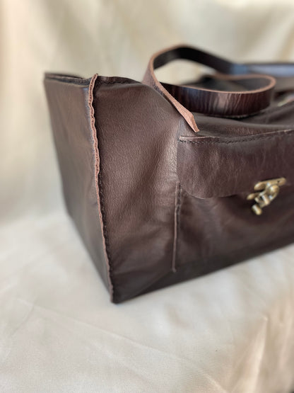 Closed Organiser's Case in once-off soft brown