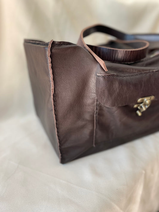 Closed Organiser's Case in once-off soft brown