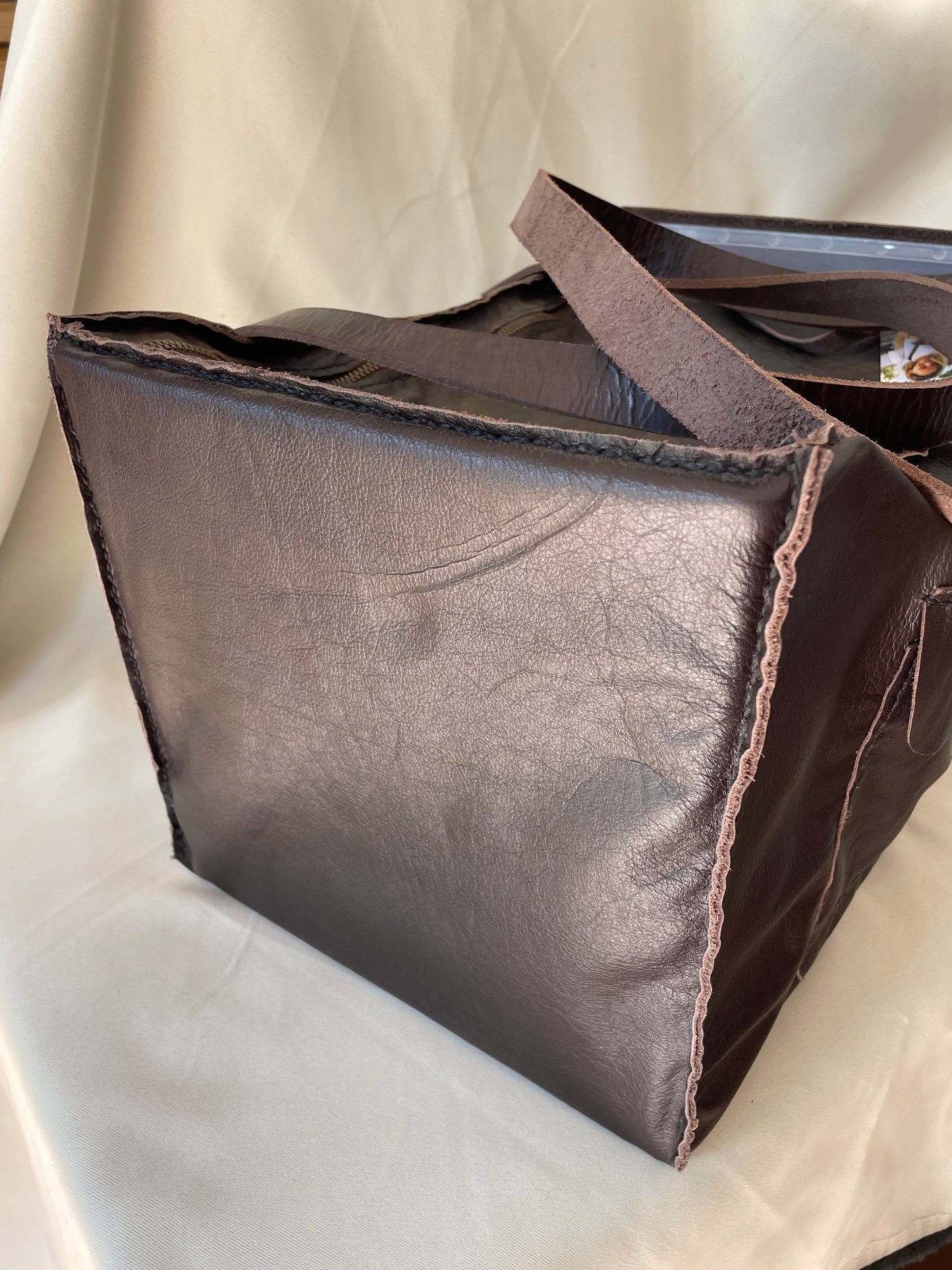 Closed Organiser's Case in once-off soft brown