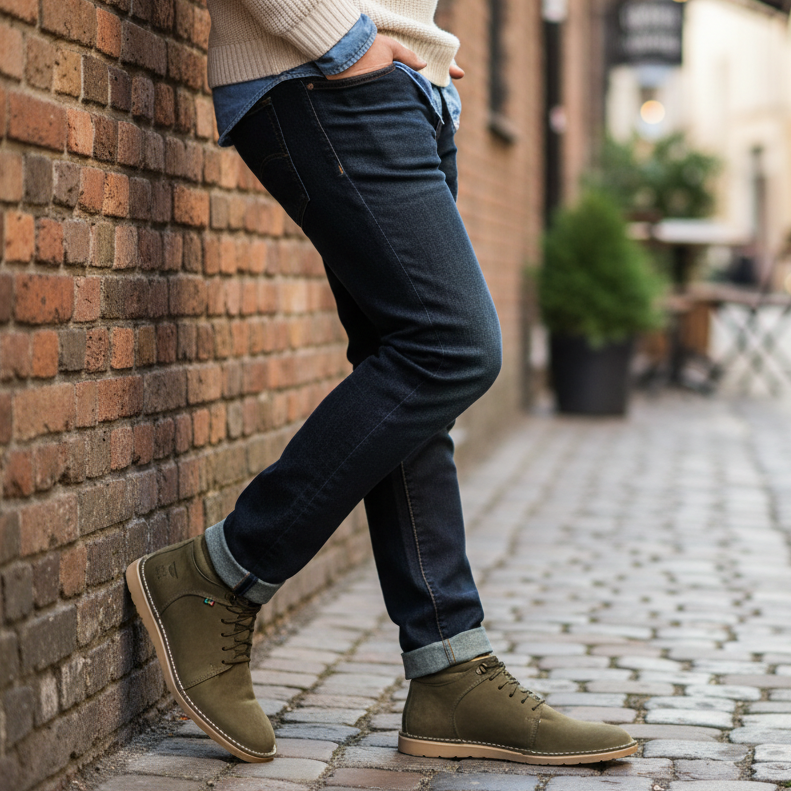 Zambezi Premium Urban Vellie - Nubuck olive green