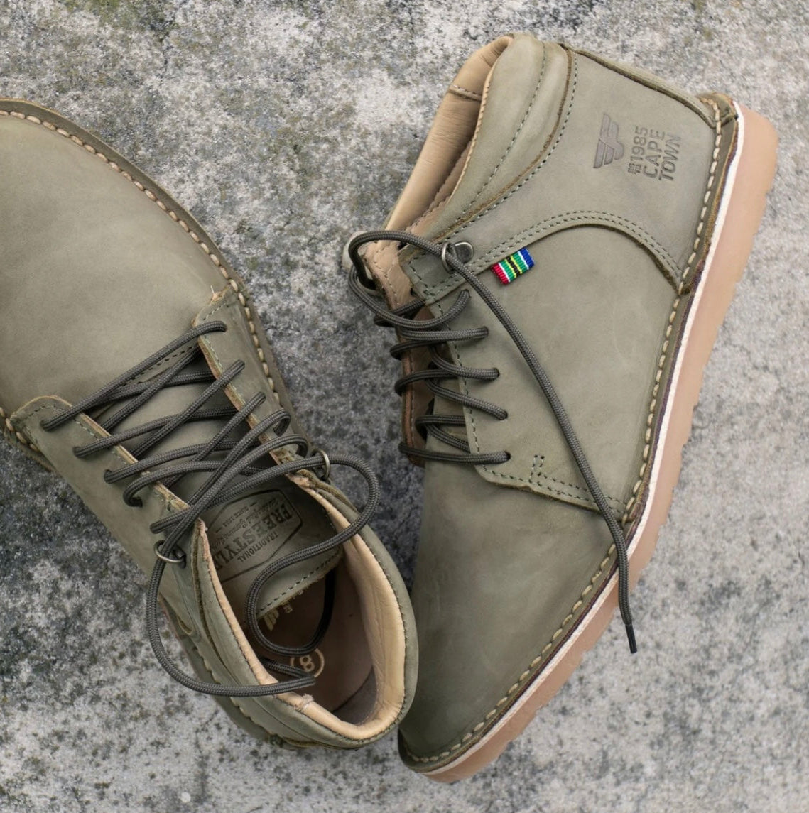Zambezi Premium Urban Vellie - Nubuck olive green