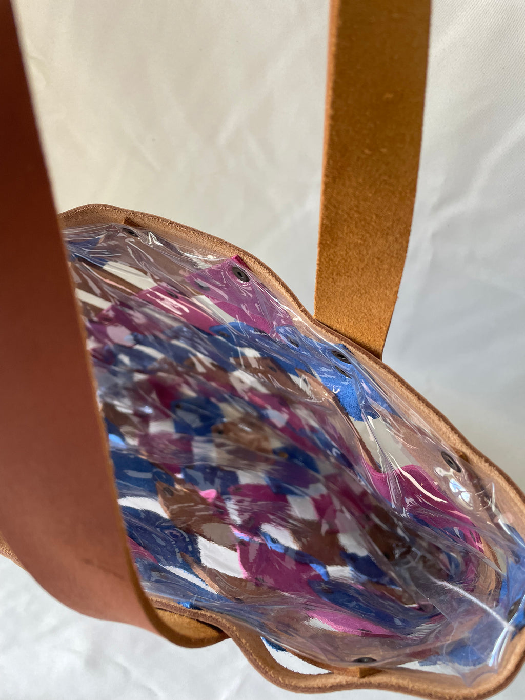 Leather Market Tote - Multicolour 2
