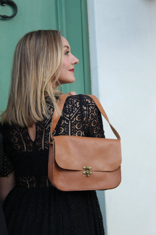 leather satchel