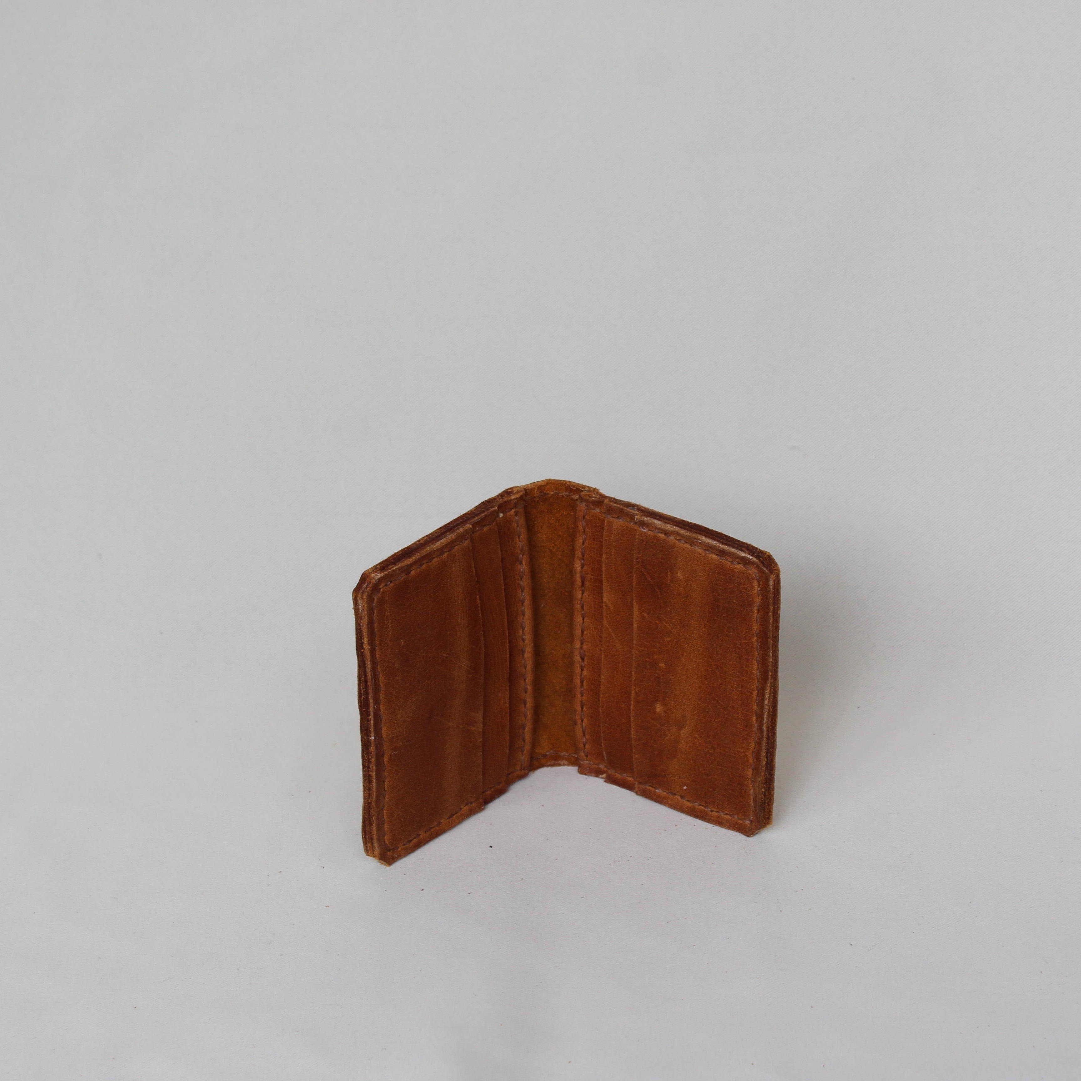 Bi-fold Slim Wallet - Tan