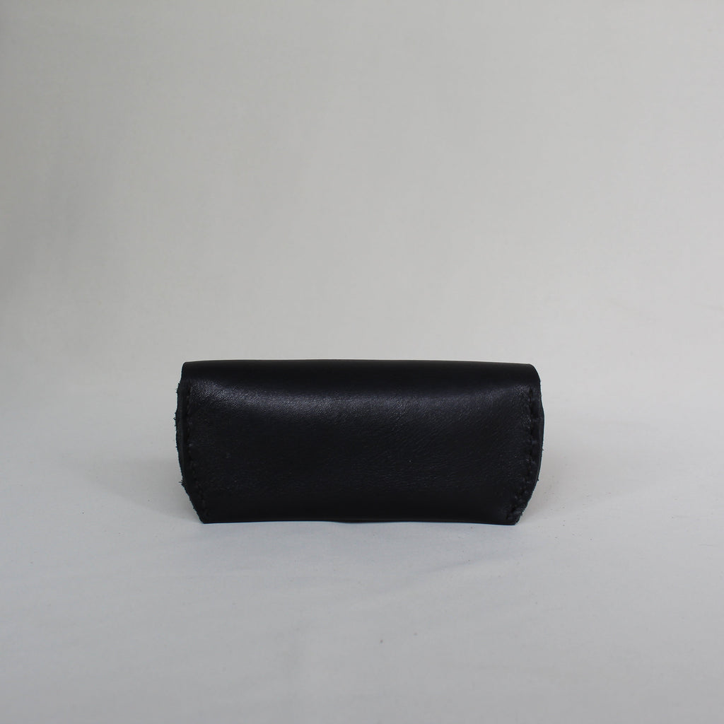 Leather Sunglasses Case - Black