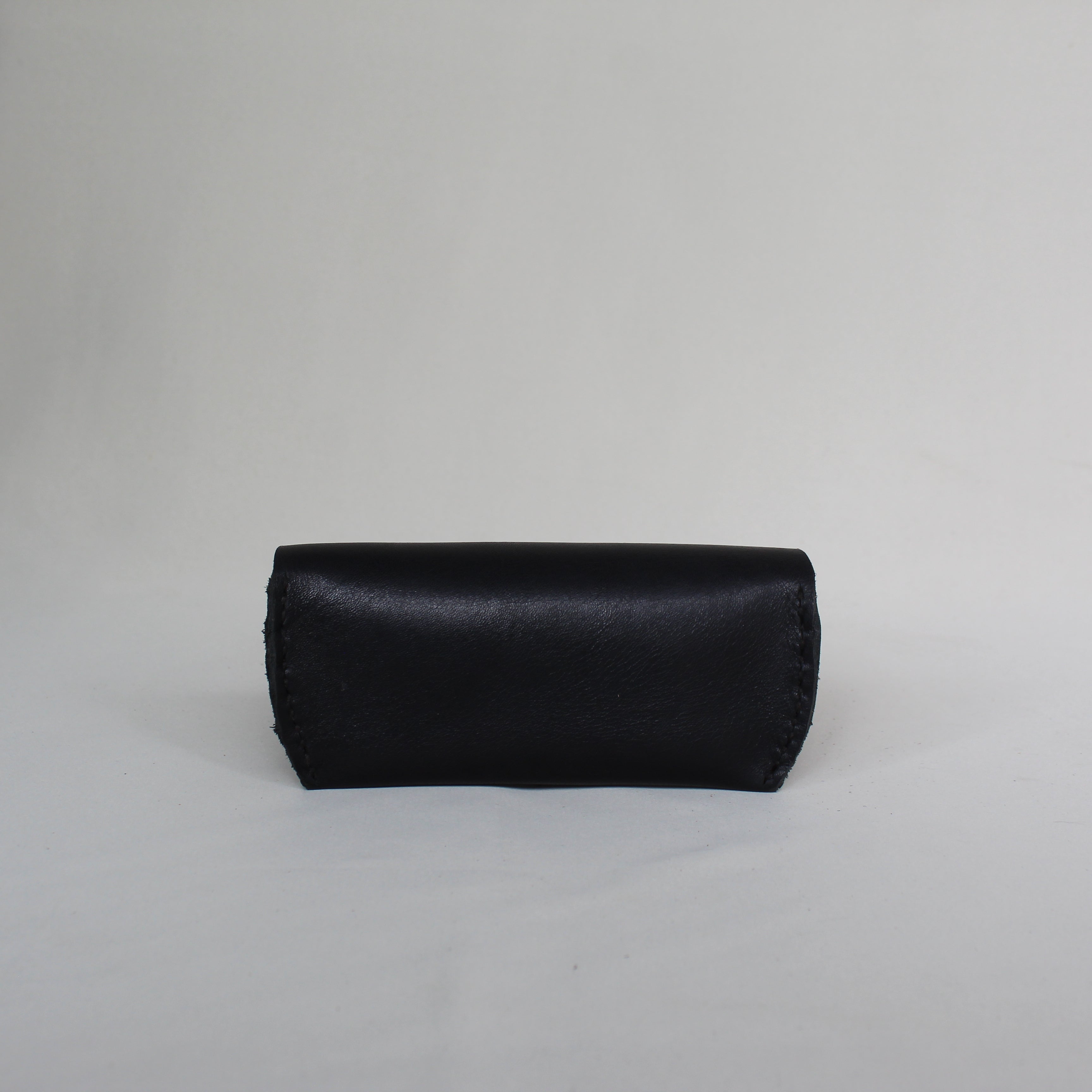 Leather Sunglasses Case - Black