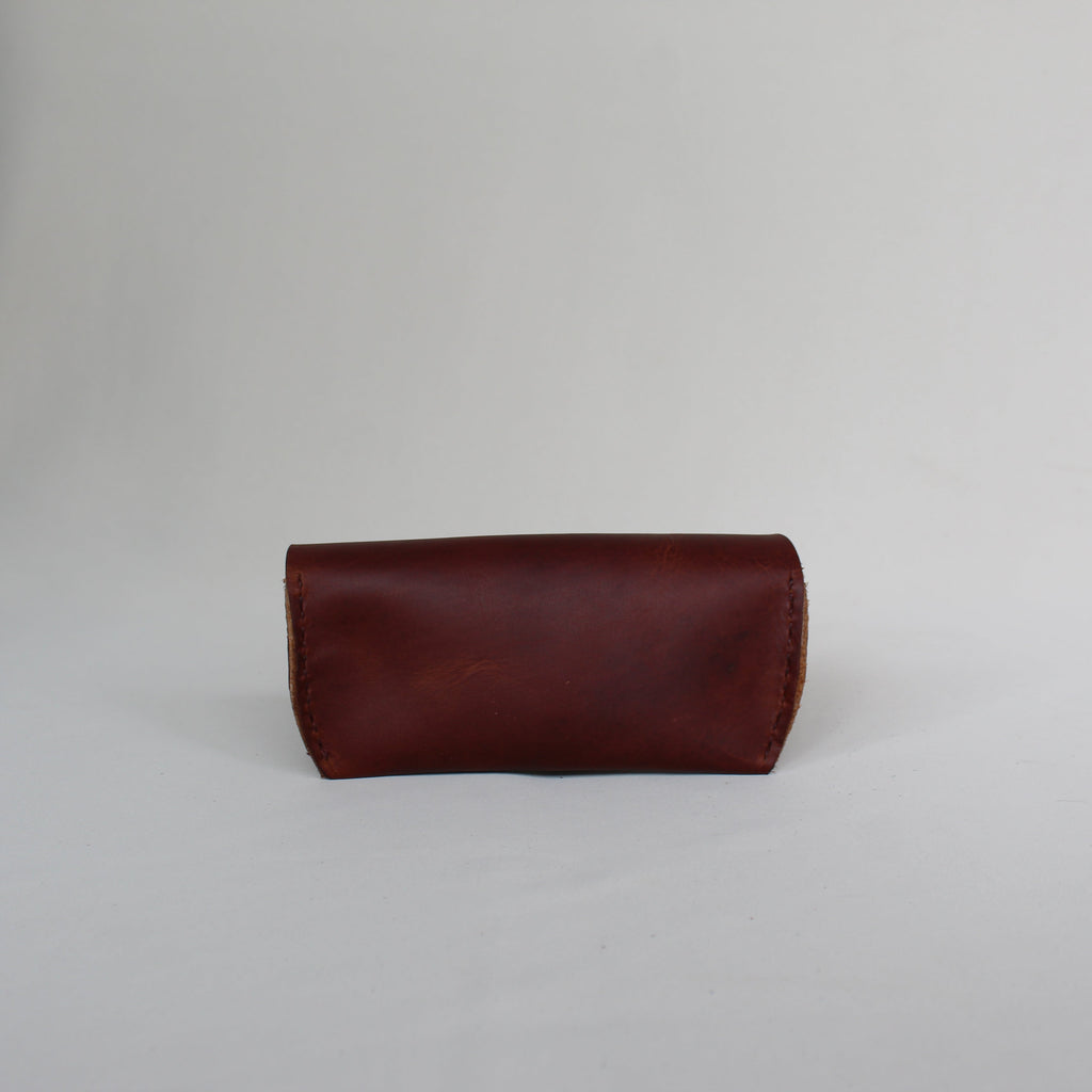 Leather Sunglasses Case - Cognac