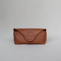 Leather Sunglasses Case - Tan