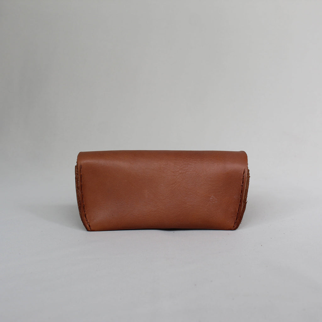 Leather Sunglasses Case - Tan