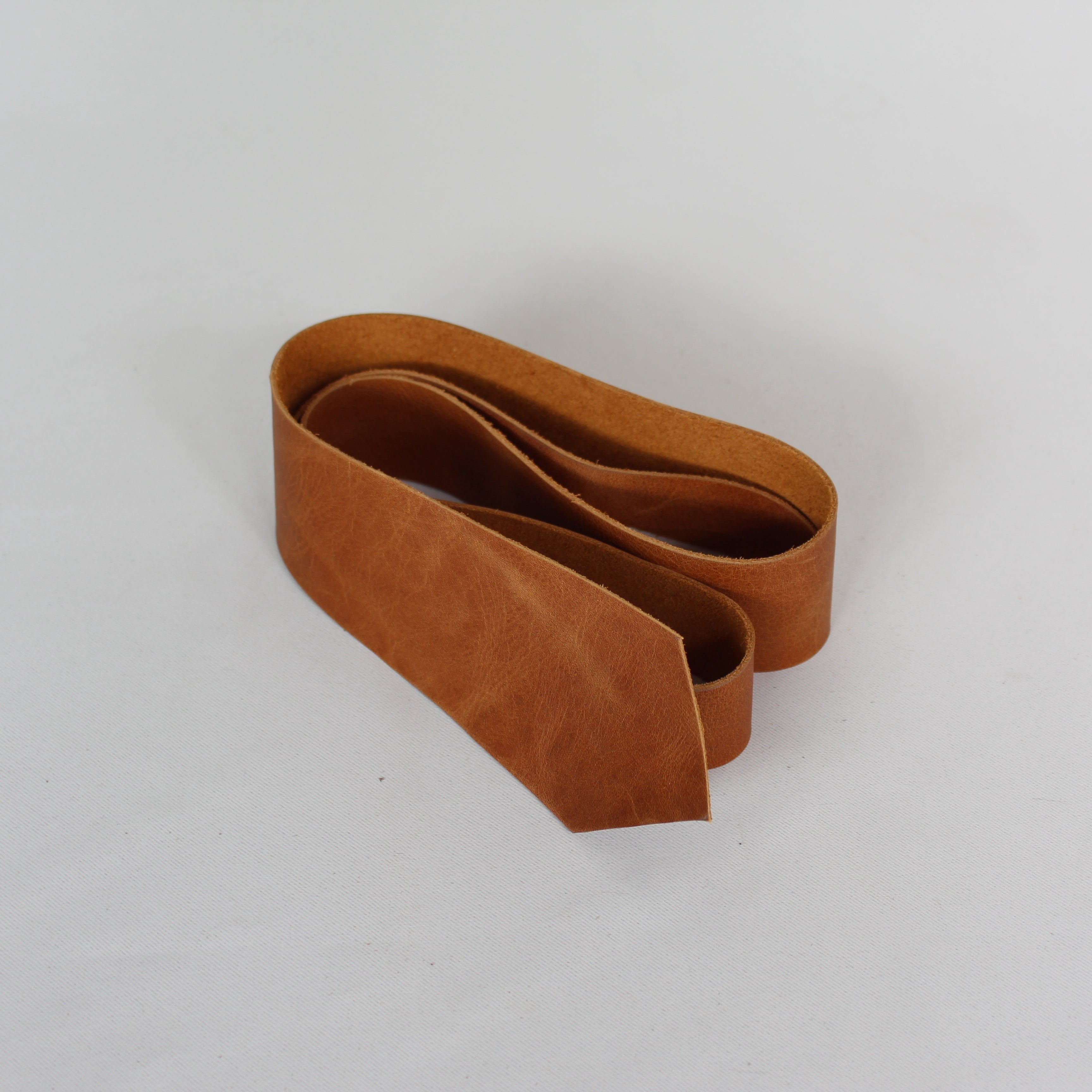 Leather Tie - Tan