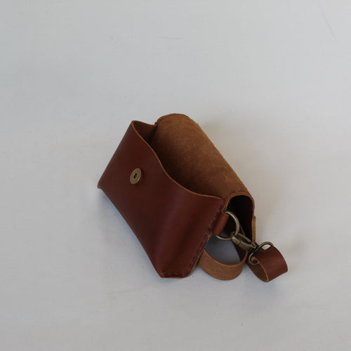 Classic Leather Moonbag - Cognac