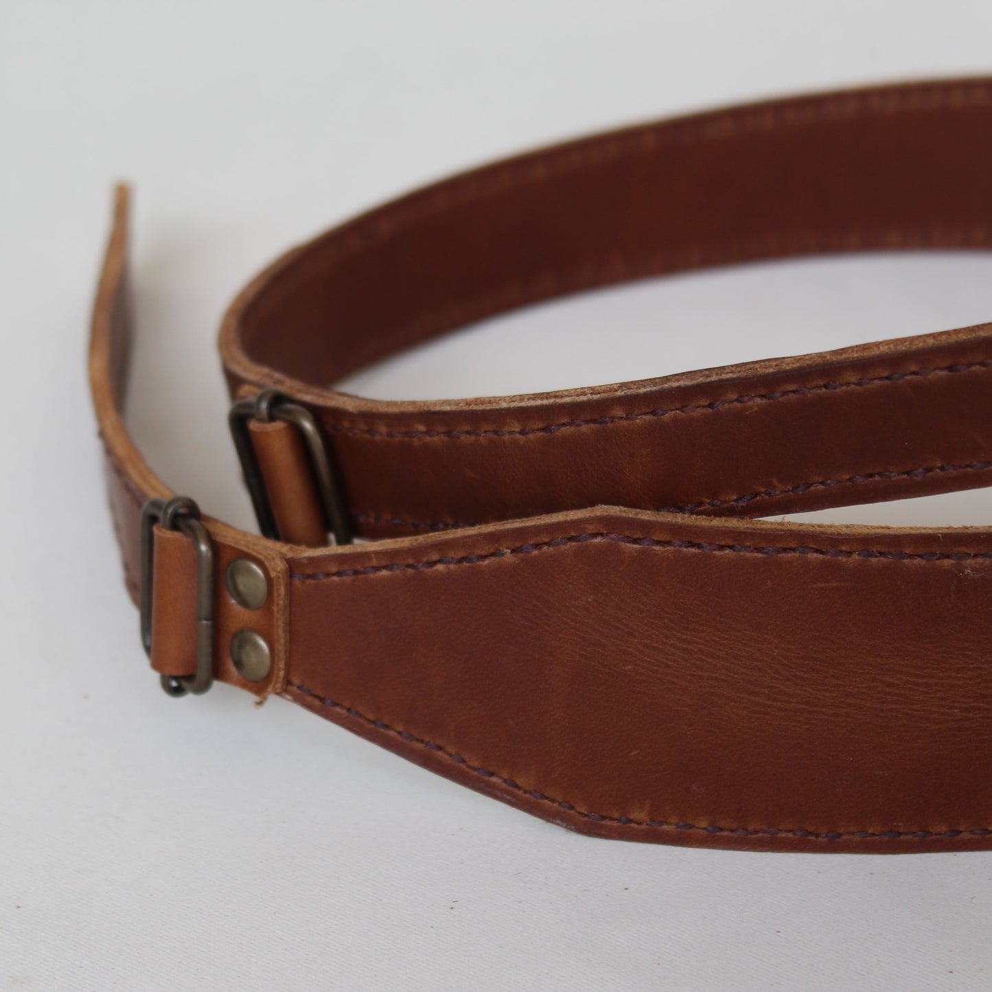 Leather Rifle Sling - Cognac