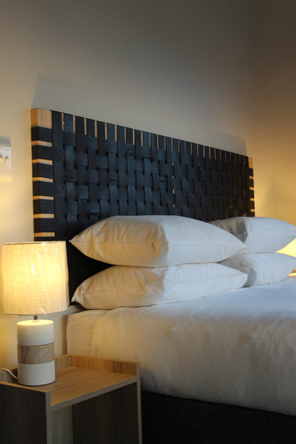 Woven Leather Headboard