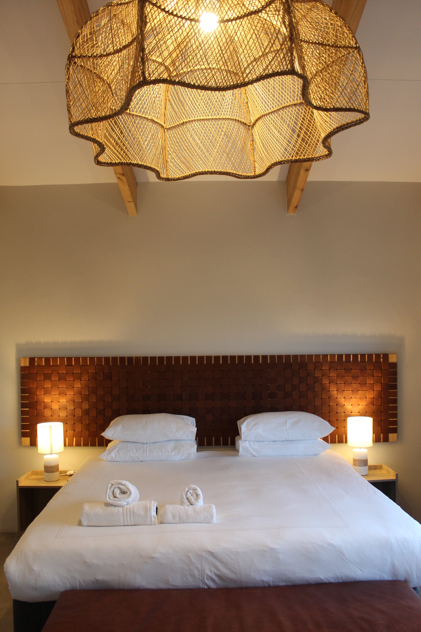 Woven Leather Headboard