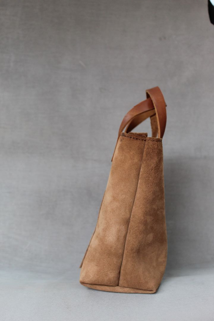 The Jackie handbag in suede