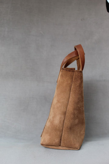 The Jackie handbag in suede