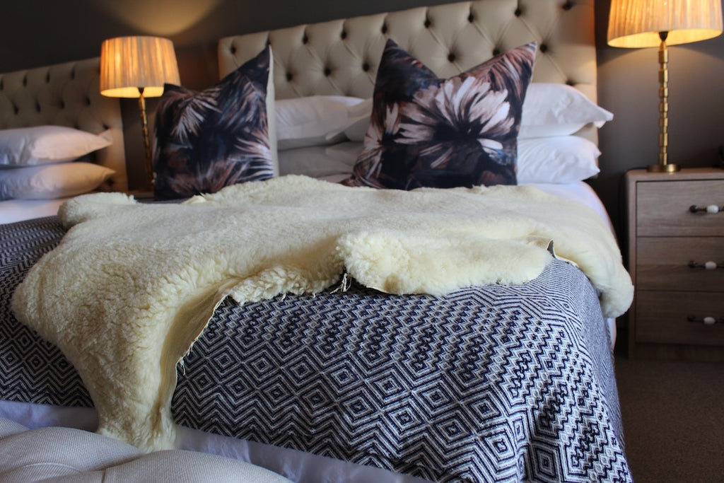 Medical sheepskin in yellow