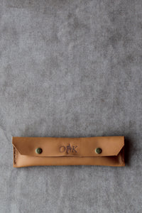 photo of the pencil case in tan