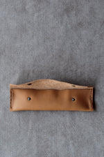 Load image into Gallery viewer, photo of the pencil case in tan

