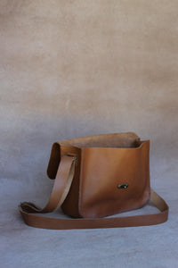 Classic Satchel with Stitching Pattern
