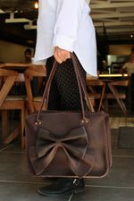 Load image into Gallery viewer, Sandra Business Bag with Bow
