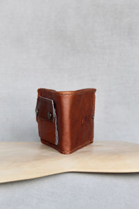 leather men's wallet with back pocket