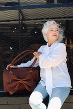 Load image into Gallery viewer, Sandra Business Bag with Bow
